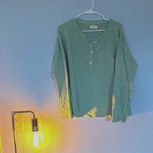 LOU & GREY Oversized mint green sweater